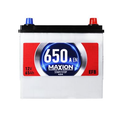 Автомобильный аккумулятор MAXION EFB SMF Asia (D23) 65Ah 650A R+ 5632049